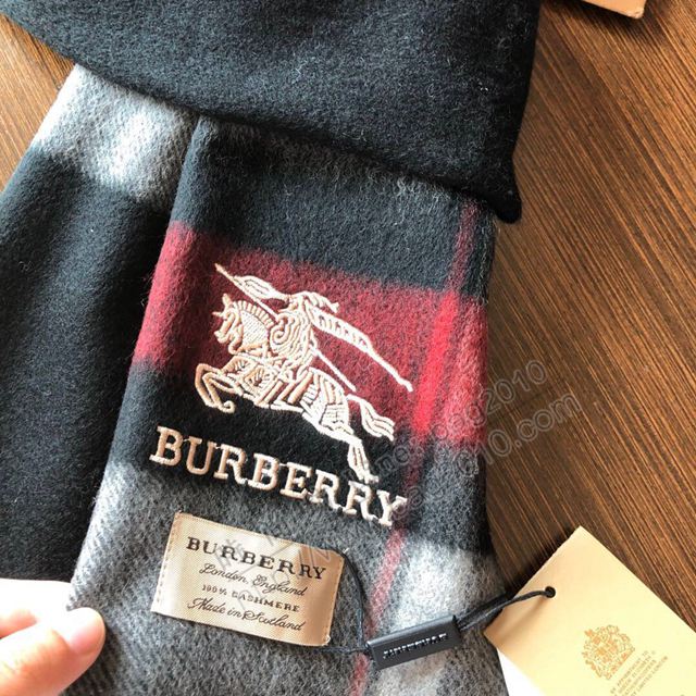 Burberry圍巾 2019年秋冬訂單 巴寶莉方格羊絨圍巾 男女同款  llwj6728